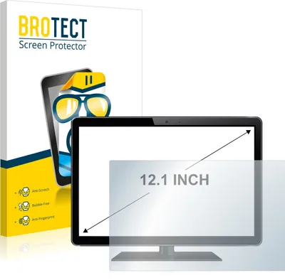 Produktbild von 2x Schutzfolie für Industrie-Monitore mit 30.7 cm (12.1 Zoll) Displays 261 x 164 mm BROTECT Displayschutz Display Schutz Folie Klar Transparent