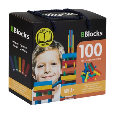 Immagine prodotto di BBlocks Blocchi da costruzione a colori, 100dlg.