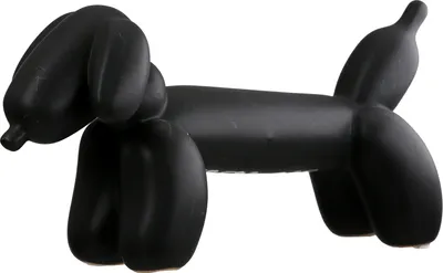 Produktbild von Gilde Figur, Dackel, "Waldi Ballonhund", Ballonhund, Keramik, schwarz, VE 2, L. 10 cm, B. 20.5 cm, H. 10 cm 58583 4063387585832