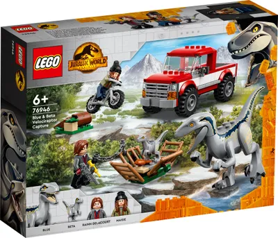 Obrázek produktu pro LEGO 76946 Jurský svět Modrá a Beta ve velociraptořím příběhu