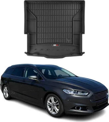 Produktbild von OMAC Gummi Kofferraumwanne für Ford Mondeo mk5 Turnier 2014-2022 TPE Schwarz