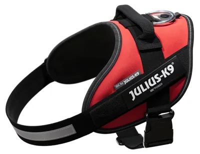 Zdjęcie produktu dla Julius K9 - Szelki dla psa - czerwone - rozmiar 0 - obwód 58-76 cm