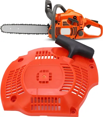 Imagen del producto de Arranque por retroceso 544071604, de color claro, con mango cómodo, repuesto para Husqvarna 445, 445E, 450, 450E