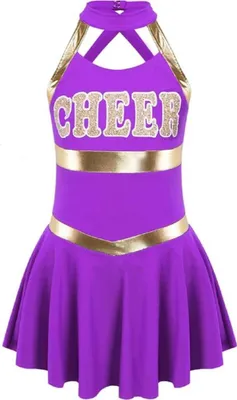 Cheerleader-Kostüm Für Mädchen – Set Mit Rock, Socken, Puscheln & Haarspange
