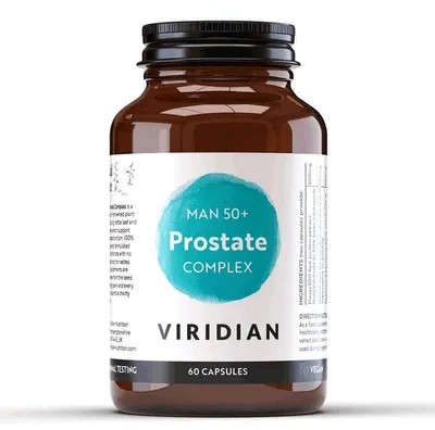 Produktbild von Viridian Nutrition Prostata-Komplex für Männer ab 50 Jahren, 60 Kapseln