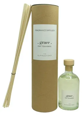 Obrázok produktu pre Vôňový difúzor s mätou a bazalkou Olphactory Grace, 250 ml