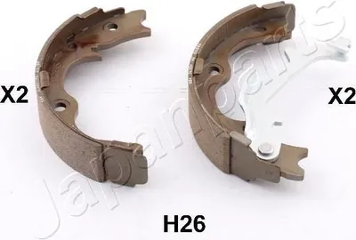 Produktbild von JAPANPARTS GF-H26AF Handbremsbeläge für HYUNDAI ix35 (LM, EL, ELH) Handbremse