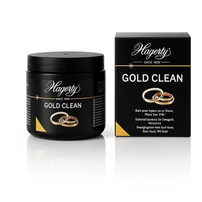 Produktbild von HAGERTY Gold Clean 170 ml – Gold- & Platin-Reinigungsbad für Schmuck | Tauchbad für Gelb-, Weiß- & Rotgold