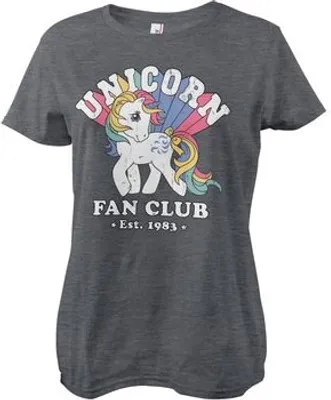 Produktbild von Unicorn Fan Club Girly Tee - Large - DarkHeather
