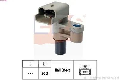 Produktbild von EPS Nockenwelleposition Sensor passend für PEUGEOT 206 Schrägheck (2A/C) Nockenwellen 1.953.462