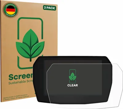 Produktbild von 2x ScreenLeaf Schutzfolie für Ducati Panigale V2 2025 nachhaltiger Displayschutz Display Schutz Folie Klar Transparent