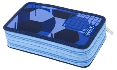 Produktbild von Herlitz 400205859, Weiches Federmäppchen, Polyester, Blau, Abbildung, Drinnen, Junge/Mädchen