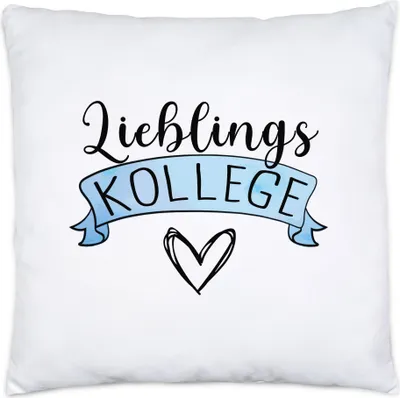 Produktbild von Lieblingskollegin Kissen Inkl. Füllung Arbeitskollegin Abschiedsgeschenk Rente Ruhestand Büro