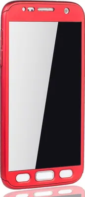 Produktbild von Handyhülle Schutzhülle für Samsung Galaxy S7 Full Case Cover Displayschutz 360 Rot