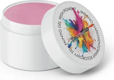 Produktbild von Excellent | Malgel hochpigmentiert 017 - Rosa - Ideal für Nailart - Perfekte Konsistenz - 5g