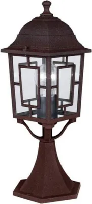 Productafbeelding van Inventiv buitenlamp Dzhari, 48 cm, roestbruin, IP23, max. 60W, exclusief lamp
