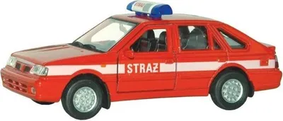 Image de Polonez Caro Plus 1:39 Pompiers rouges WELLY