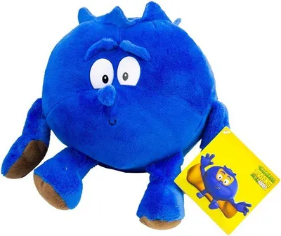 Image de Knuffel Pluche Blauwe Bes, 25cm