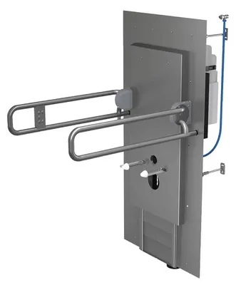 Image de Alcadrain AM101/1500L Vorwandinstallationssystem für Trockenbau, Höhenverstellbar – für Personen mit eingeschränkter Mobilität
