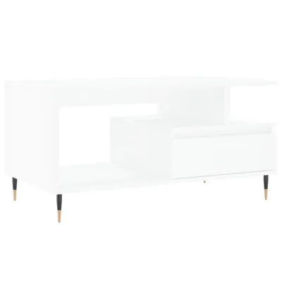 Zdjęcie produktu dla vidaXL Stolik kawowy biały 90x49x45 cm materiał drewnopochodny
