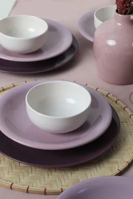 Immagine prodotto di Set di stoviglie Keramika - Purple Mix - 18 pezzi - 6 persone - gres