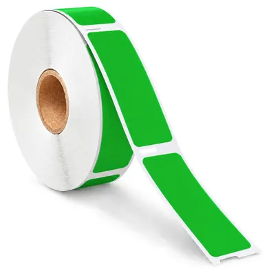 Produktbild von Dymo 99012 Grüne kompatible Etiketten - 89 mm x 36 mm - 260 Etiketten - Permanent, KI-generiertes Bild