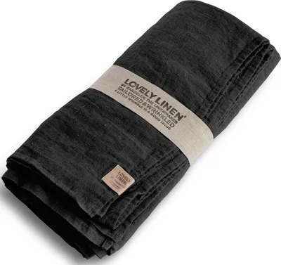 Produktbild von Lovely Linen Lovely Tischdecke Leinen dark grey 145 x 300 cm