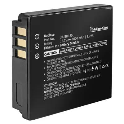 Produktbild von Akku kompatibel mit Fuji NP-70 - Li-Ion 1000mAh - für FinePix F20, F40fd, F47fd