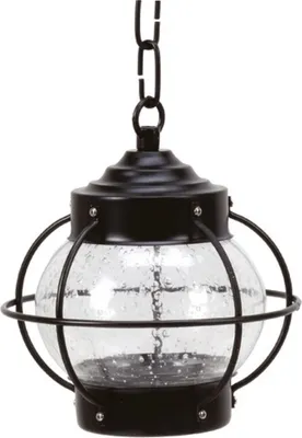 Immagine prodotto di Lampada a sospensione per esterni in ottone vetro E27 IP23 Ø 20 cm nero rotondo marittimo luce a sospensione per esterni veranda