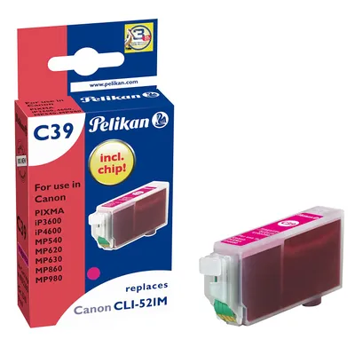 Produktbild von Pelikan Ink Cartridge, Magenta, Tinte auf Pigmentbasis, 1 Stück(e)