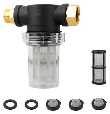 Productafbeelding van Tuinslangfilter, inline waterfilter voor hogedrukreiniger met 100 gaasscherm
