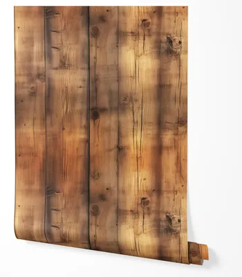 Produktbild von Selbstklebende Tapete Möbelfolie Holzoptik Bretter Rustikal Natürliche Struktur Vintage Holz Braun Warmes Design Wohnzimmer Schlafzimmer Küche Flur Modern 2,5m x 0,5m