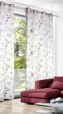 Produktbild von Ösenschal "Stempel" 245x135cm - Vorhang mit Ösen von Albani - bunt