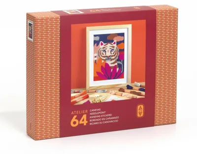 Obrázek produktu pro Kreativní dílna 64 pro dospělé Goblen a výšivka, Djeco