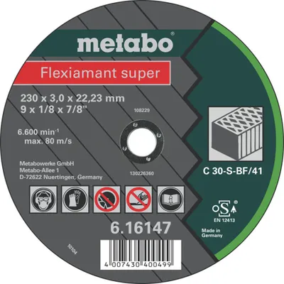 Image de METABO 616143000 Disque à tronçonner droit 22.23 mm 1 pce
