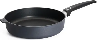 Produktbild von Woll "Diamond Lite" Hochrandpfanne mit festem Stiel, Ø 28 cm, 7 cm hoch, 3,5 L - NICHT Induktionsgeeignet
