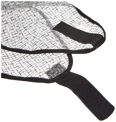 Produktbild von Kerbl Fliegenmaske 324516 mit Ohren- und UV-Schutz, weiß, Cob