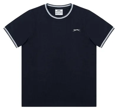 Produktbild von Slazenger - T-Shirt für Kinder, Rundhalsausschnitt GT24062 (140) (Marine)