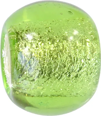 Image de Carlo Biagi Bead Glas hellgrün European Beads BBGMB08