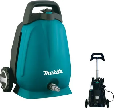 Produktbild von Makita HW102 Hochdruckreiniger Kompakt Elektro Schwarz  Türkis 360 l/h 1300 W