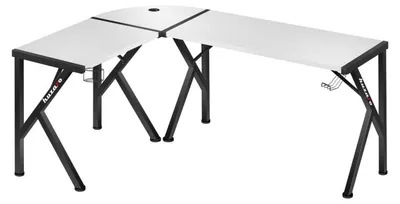 Produktbild von Huzaro Hero 6.3, Ecke, L-Form, Karbonfaser, Edelstahl, Gaming, Weiß