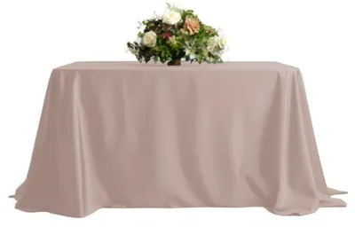 Produktbild von obrus stół 230x230cm wesele bankiet klasyczny Tischdecke 230 × 230 cm in Puderrosa – Elegante Tischwäsche für den Esstisch