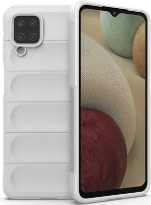 Produktbild von Samsung A12 Hülle, Weich TPU Silikon Stossfest Anti-rutsch Schutzhülle für Samsung Galaxy A12 5G Weiß