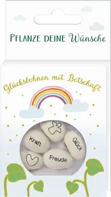 Produktbild von Coppenrath Verlag GmbH & Co.KG Geprägte Saatbohnen - Pflanze deine Wünsche (Glücksbohnen) Sonstige