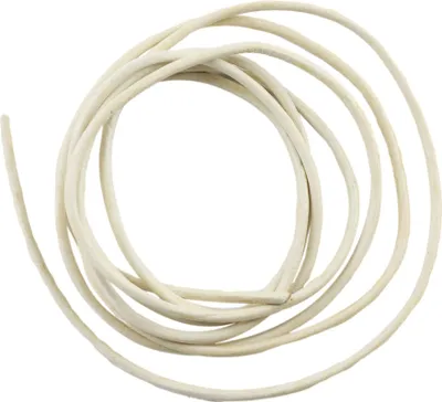 Produktbild von Lederarmband - Lederschnur - Lederband - rund - 2 mm - weiß