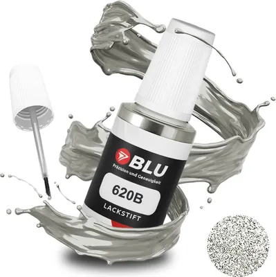 Produktbild von BLU Auto Lackstift Silber kompatibel für Fiat 620B GrigioArgento | Auto Lack Reparatur Ausbesserungslack