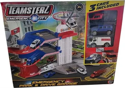 Produktbild von TEAMSTERZ 3-stöckige Garage + 3 Autos 1417612