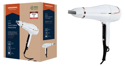 Produktbild von Grundig HD 7880, Roségold, Weiß, Einfarbig, 1,8 m, 2200 W, 305 mm, 245 mm