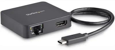 Produktbild von StarTech.com USB-C Multiport Adapter 4K HDMI Gigabit Ethernet USB 3.0