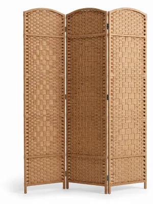 Produktbild von IvoQ Paravent 3 Paneele – Raumteiler – 170x120 cm – Braun, KI-generiertes Bild